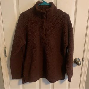 Aerie Sherpa Button Up